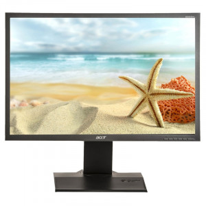 Monitor 22" LCD Acer B223W, 1680x1050, 5ms, VGA, DVI, Cabluri Incluse - Img 1