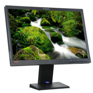 Monitor LCD 22" Lenovo ThinkVision L2250pwD, 1650x1050, 5ms, VGA, DVI, Cabluri incluse - Img 3