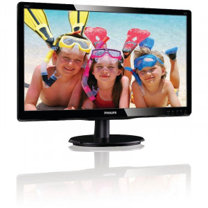 Monitor LED 21.5" Philips 226V4LAB, Full HD, 1920x1080, 5ms, DVI, VGA, Cabluri incluse - Img 2