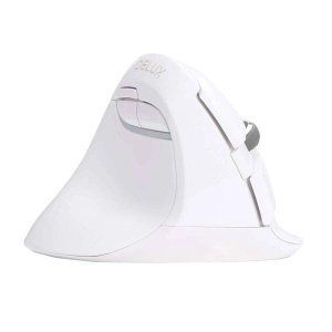 Mouse wireless si bluetooth Delux M618 mini alb pentru stangaci, Open Box - Img 4