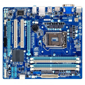 Placa de baza GIGABYTE GA-B75M-D3H fara I/O shield - Img 2