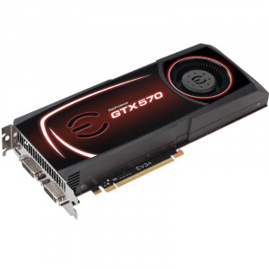 Placa video EVGA GeForce GTX 570 SuperClocked 1.28GB GDDR5 320-bit - Img 1