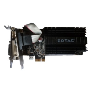Placa video Zotac GeForce GT 710 PCIe x1 1GB DDR3 64-bit, Low Profile - Img 1