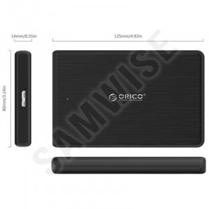 Rack Extern HDD/SSD 2.5" Orico 2189U3 USB 3.0 Black - Img 2