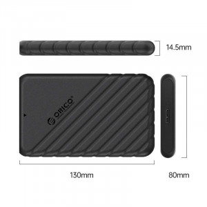 Rack Orico 25PW1-U3 USB 3.0 2.5” Black - Img 2