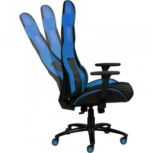 Scaun Gaming Inaza Predator negru cu albastru, Open Box - Img 7