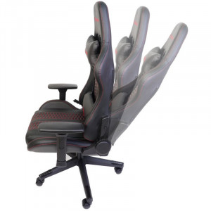 Scaun Gaming Inaza Raven Negru / Rosu - Img 3