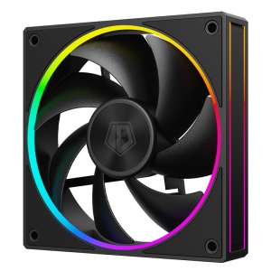 Set 3 ventilatoare ID-Cooling AF-127 120mm negre iluminare aRGB - Img 3