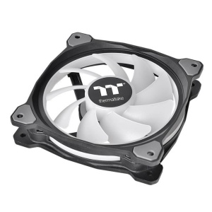 Set 3 ventilatoare Thermaltake Riing Duo 12 RGB Radiator 120mm iluminare RGB - Img 3