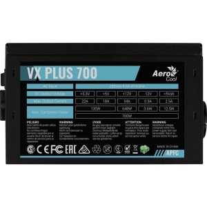 Sursa Aerocool VX Plus Stealth 700 700W neagra - Img 2
