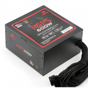 Sursa Gaming Redragon RGPS600W, 80+ Bronze, 600W, 2x 6+2 PCI-E, 6x SATA, 2x Molex - Img 2