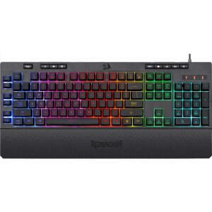 Tastatura Gaming Redragon Shiva RGB, Palm rest detasabil, Iluminata - Img 1