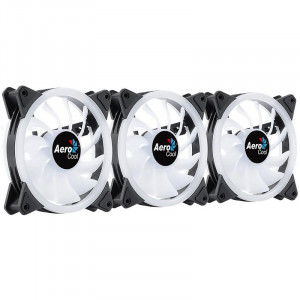 Ventilator Aerocool Duo 12 Pro ARGB 120mm ​Three Fan Pack cu controller H66F - Img 6