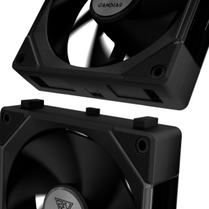 Ventilator Gamdias Aeolus P2 1203U ARGB 120mm Three Fan Pack, Open Box - Img 2