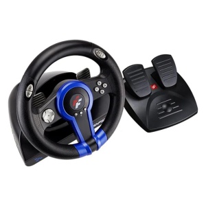 Volan gaming FlashFire Drift Wheel negru cu albastru - Img 4