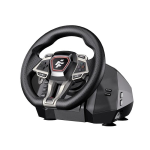 Volan Gaming FlashFire Imola negru cu rosu - Img 2