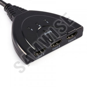 Adaptor Spliter HDMI 3 in 1, negru - Img 2