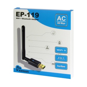 Adaptor wireless si Bluetooth Argus EP-119 WiFi 5 USB - Img 4