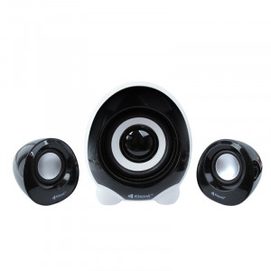 Boxe Kisonli 2.1 U-2300, 5W+2x 3W, alimentare USB, 1x jack 3.5mm, Negru - Img 1