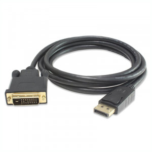 Cablu DeTech, DVI Male - DisplayPort Male, lungime 1.8 metri - Img 2