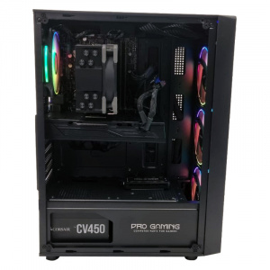 Calculator Gaming Ember V2, Intel Core i5 8500 3GHz, Asus H310M-R, 16GB DDR4, SSD 480GB, HDD 1TB, RX 580 8GB DDR5 - Img 3