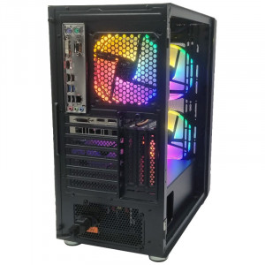 Calculator Gaming Graphite V3, Intel Core i5-9500 3GHz, GA-H310M S2H, 32GB DDR4, SSD 500GB, HDD 3TB, GTX 1660 6GB DDR6 - Img 4
