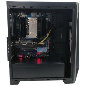 Calculator Gaming Halo V9, Intel Core i7 3820 3.6GHz, Asus P9X79 Deluxe, 32GB DDR3, SSD 240GB, HDD 500GB, RX 570 Phantom Gaming X OC 4GB GDDR5 - Img 3
