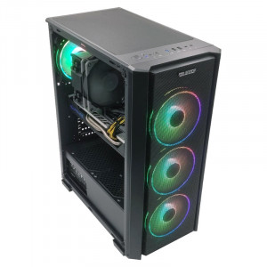 Calculator Gaming Zed v8, Intel Core i5-9400f 2.9GHz, GA-H310M S2H, 16GB DDR4, SSD 512GB, HDD 3TB, RX 580 NITRO+ 4GB GDDR5 - Img 2