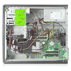 Calculator HP Compaq Pro 6305 MT, AMD Quad Core A4 5300 3.4GHz, 8GB DDR3, SSD 128GB, Radeon HD 7480D, DVD-RW - Img 4