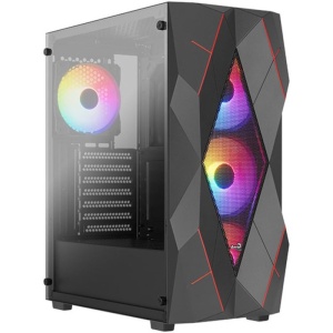 Carcasa Aerocool Volcan V1 Black, Open Box