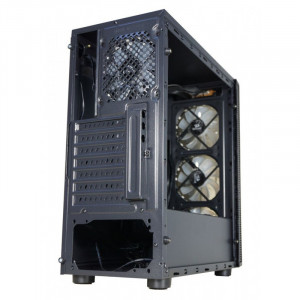 Carcasa Gaming Redragon Sidewipe Black, USB 3.0, controller RGB cu telecomanda - Img 5