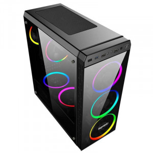 Carcasa Gaming Segotep Hyperion-T Black, USB 3.0, Panou Transparent - Img 6