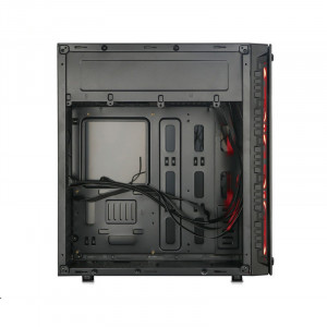 Carcasa Redragon TrailBreaker Black, Vent. 3x 120mm RGB led, USB 3.0, Panou transparent - Img 3
