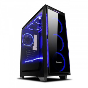 Carcasa Segotep Halo 6 Plus, 4x Vent. 120mm Blue LED, USB 3.0 - Img 1