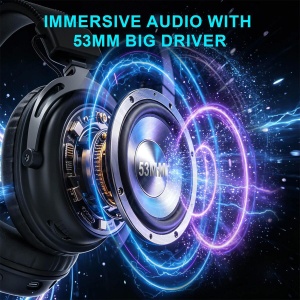 Casti gaming Bluetooth cu fir si wireless Redragon Titan negre dual microfon - Img 3