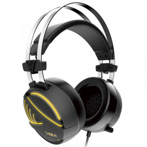 Casti Gaming Gamdias HEBE M1 RGB, USB, iluminare LED RGB - Img 2