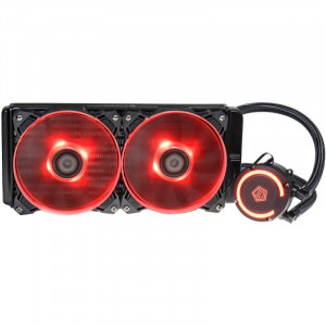 Cooler CPU ID-Cooling Auraflow 240, Racire cu lichid, 2x Vent 120mm, Iluminare LED RGB - Img 1