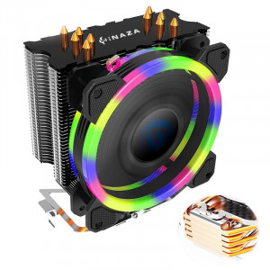 Cooler CPU Inaza Polar 5, Ventilator 120mm, LED Rainbow - Img 1