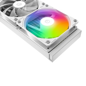 Cooler procesor cu lichid cu display ID-Cooling SL360 XE alb iluminare aRGB - Img 3