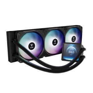 Cooler procesor cu lichid Gamdias Aura GL360 LCD negru iluminare aRGB - Img 2