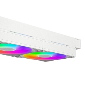 Cooler procesor cu lichid ID-Cooling FX240 Infinity White iluminare aRGB - Img 3