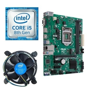 KIT Placa de baza ASUS PRIME H310M-DASH, Intel Core i5 8400T turbo 3.3GHz, Cooler inclus