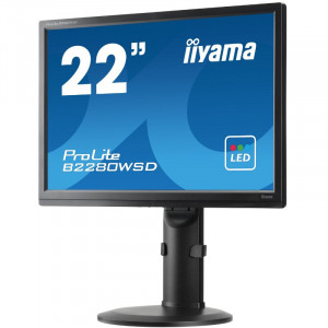 Monitor LCD 22" Iiyama ProLite B2280WSD-B1, Grad A, 1680x1050, 5ms, VGA, DVI, Cabluri incluse - Img 5