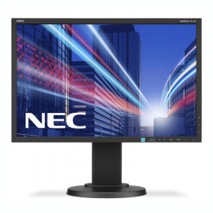 Monitor LCD 22" NEC MultiSync E223W, Grad A, 1680x1050, 5ms, VGA, DVI, DisplayPort, Cabluri Incluse - Img 1