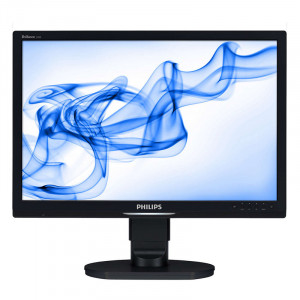 Monitor LCD Philips 24" 240B, 5ms, 1920x1200, DVI, VGA, Cabluri incluse - Img 2