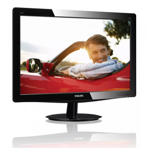 Monitor LED 21.5" Philips 226V3LSB, 1920x1080, 5ms, DVI, VGA, Cabluri incluse - Img 1