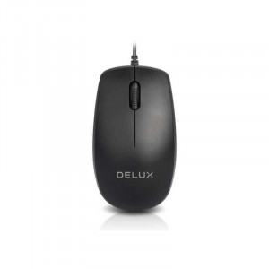 Mouse Delux M138 Black, USB, 1000dpi - Img 1