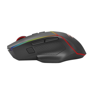 Mouse gaming Bluetooth cu si fara fir Redragon Axe Pro negru iluminare RGB - Img 4