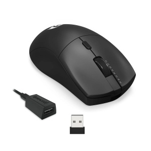 Mouse gaming wireless bluetooth si cu fir Redragon Sparda negru 45K DPI ultra usor - Img 2