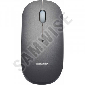 Mouse Newmen T1800 Gray, Wireless, USB cu Husa de protectie - Img 2